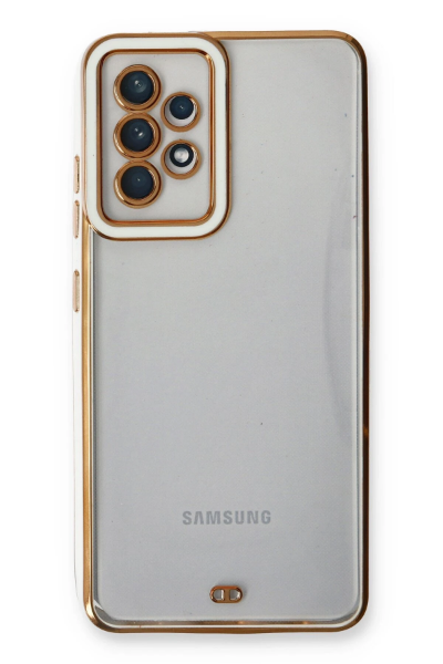 Newface Samsung Galaxy A23 4G Kılıf Liva Lens Silikon - Beyaz resmi