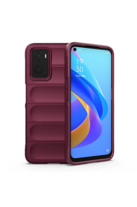 Newface Realme 9i 4G Kılıf Optimum Silikon - Bordo resmi