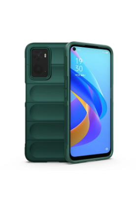 Newface Realme 9i 4G Kılıf Optimum Silikon - Koyu Yeşil resmi