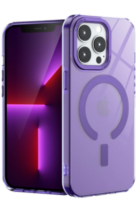 Newface iPhone 14 Pro Kılıf Troy Magsafe Kapak - Mor resmi