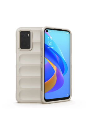 Newface Realme 9i 4G Kılıf Optimum Silikon - Krem resmi