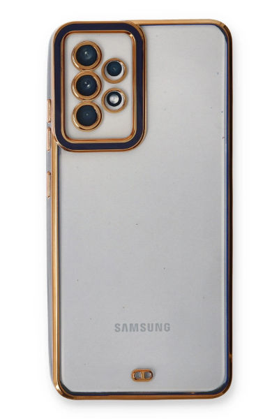 Newface Samsung Galaxy A53 5G Kılıf Liva Lens Silikon - Mavi resmi