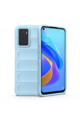 Newface Realme 9i 4G Kılıf Optimum Silikon - Sky Blue resmi