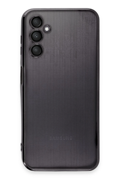 Newface Samsung Galaxy A14 4G Kılıf Razer Lensli Silikon - Siyah resmi
