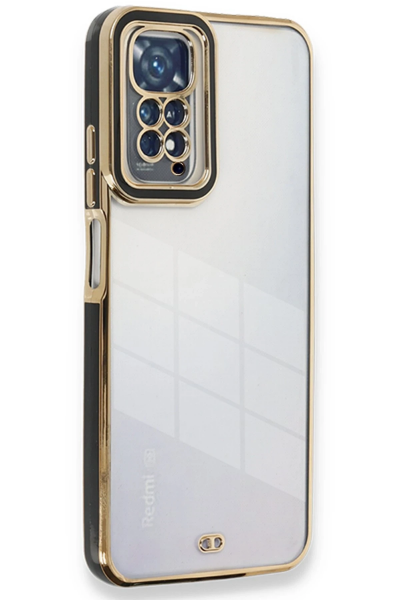 Newface Xiaomi Redmi Note 11 Pro Kılıf Liva Lens Silikon - Siyah resmi