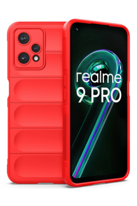Newface Realme 9 Pro 5G Kılıf Optimum Silikon - Kırmızı resmi