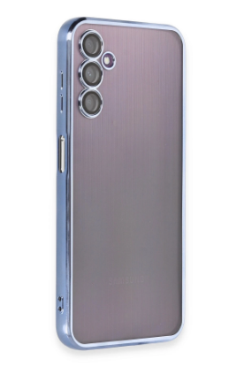 Newface Samsung Galaxy A14 4G Kılıf Razer Lensli Silikon - Açık Mavi resmi