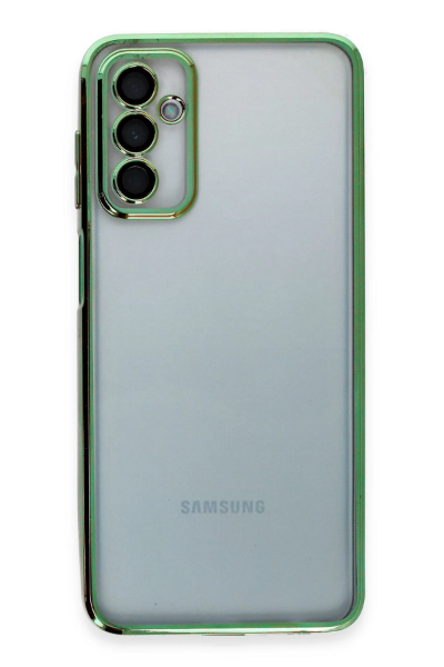 Newface Samsung Galaxy M23 Kılıf Razer Lensli Silikon - Yeşil resmi