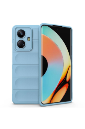 Newface Realme 10 Pro 5G Kılıf Optimum Silikon - Sky Blue resmi
