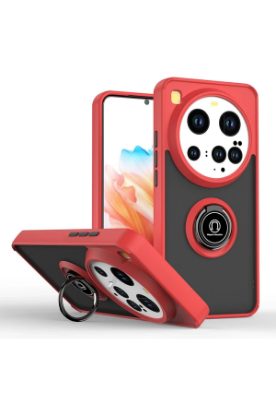 Newface Xiaomi Mi 15 Ultra Kılıf Montreal Yüzüklü Silikon Kapak - Kırmızı resmi