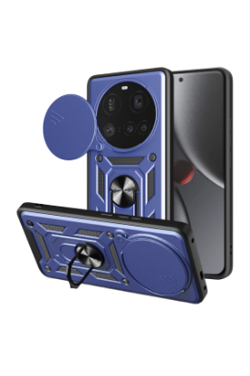 Newface Xiaomi Mi 15 Ultra Kılıf Pars Lens Yüzüklü Silikon - Lacivert resmi