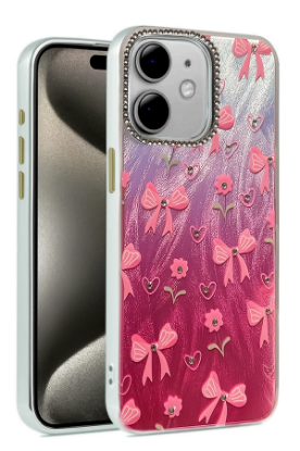 Newface iPhone 12 Kılıf Blade Aynalı Desenli Kapak - Desen 3 resmi