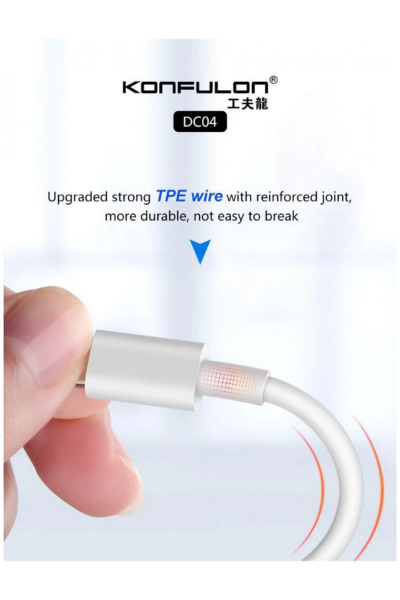 Konfulon DC04 Süper Hızlı Micro USB Kablo 1M 2A resmi
