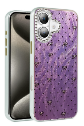 Newface iPhone 16 Kılıf Blade Aynalı Desenli Kapak - Desen 2 resmi