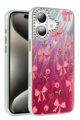 Newface iPhone 16 Kılıf Blade Aynalı Desenli Kapak - Desen 3 resmi