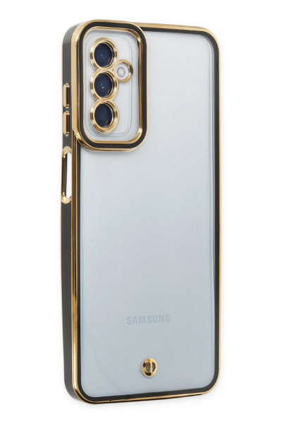 Newface Samsung Galaxy M23 Kılıf Liva Lens Silikon - Siyah resmi