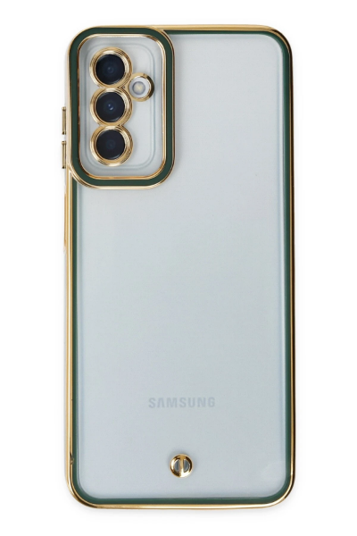 Newface Samsung Galaxy M23 Kılıf Liva Lens Silikon - Yeşil resmi
