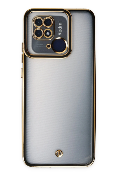 Newface Xiaomi Redmi 10C Kılıf Liva Lens Silikon - Siyah resmi