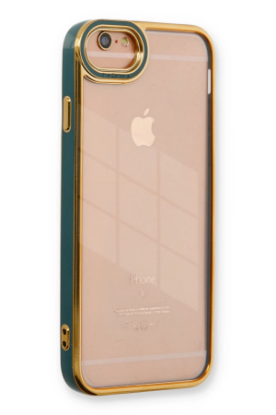 Newface iPhone 6 Kılıf Liva Lens Silikon - Yeşil resmi