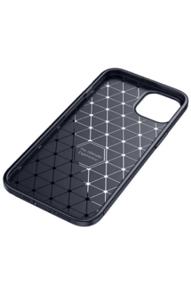 Newface iPhone 14 Kılıf Auto Focus Karbon Kapak - Lacivert resmi