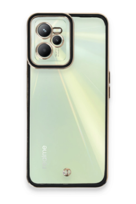 Newface Realme C35 Kılıf Liva Lens Silikon - Siyah resmi
