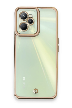 Newface Realme C35 Kılıf Liva Lens Silikon - Pudra resmi
