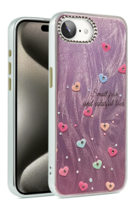 Newface iPhone 16E Kılıf Blade Aynalı Desenli Kapak - Desen 8 resmi