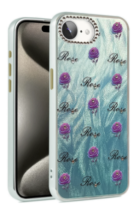 Newface iPhone 16E Kılıf Blade Aynalı Desenli Kapak - Desen 9 resmi