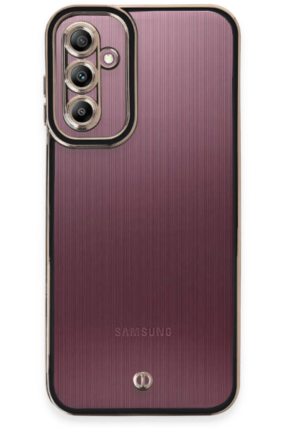 Newface Samsung Galaxy A14 4G Kılıf Liva Lens Silikon - Siyah resmi
