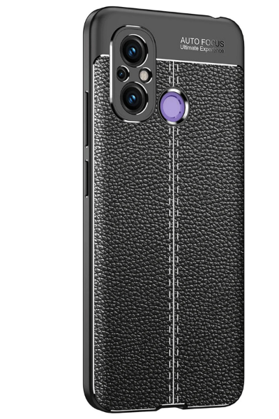 Newface Xiaomi Redmi 12C Kılıf Auto Focus Kapak - Siyah resmi