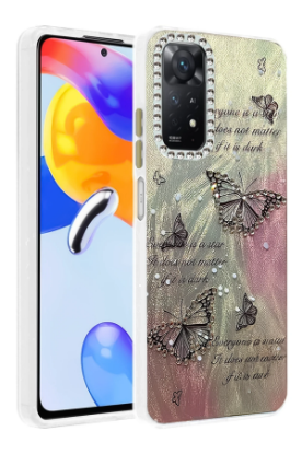 Newface Xiaomi Redmi Note 12 Pro 4G Kılıf Blade Aynalı Desenli Kapak - Desen 6 resmi