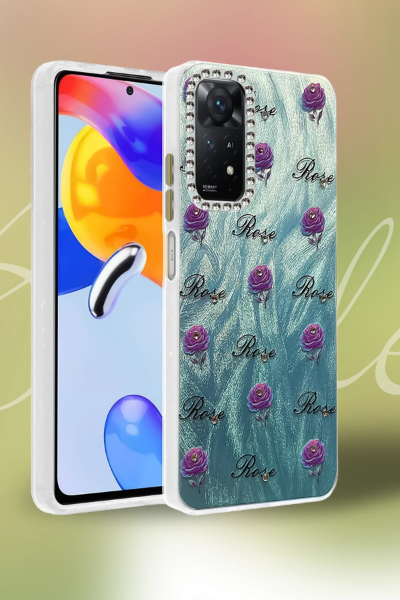 Newface Xiaomi Redmi Note 12 Pro 4G Kılıf Blade Aynalı Desenli Kapak - Desen 8 resmi