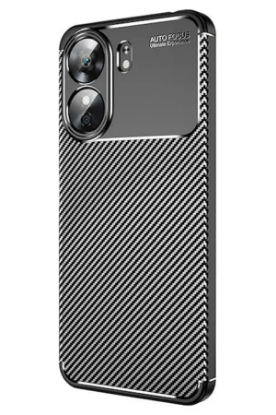Newface Xiaomi Redmi 13C Kılıf Auto Focus Karbon Kapak - Siyah resmi