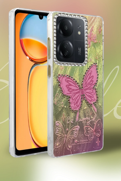 Newface Xiaomi Redmi 13C Kılıf Blade Aynalı Desenli Kapak - Desen 7 resmi