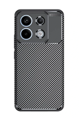 Newface Xiaomi Redmi Note 13 Pro 5G Kılıf Auto Focus Karbon Kapak - Siyah resmi
