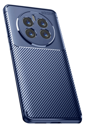 Newface Realme 12 Pro Plus Kılıf Auto Focus Karbon Kapak - Lacivert resmi