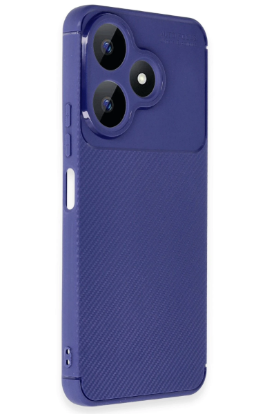 Newface Xiaomi Redmi 13 4G Kılıf Auto Focus Karbon Kapak - Lacivert resmi