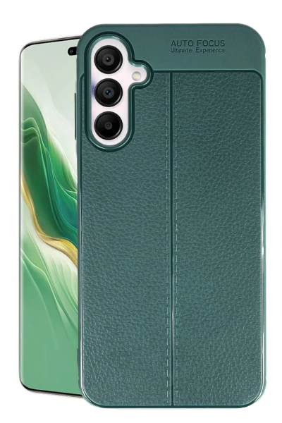 Newface Samsung Galaxy A15 4G Kılıf Auto Focus Kapak - Koyu Yeşil resmi