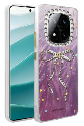 Newface Xiaomi Redmi Note 14 Pro 5G Kılıf Blade Aynalı Desenli Kapak - Desen 1 resmi