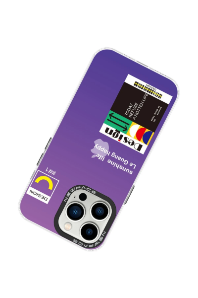 Newface iPhone 13 Pro Max Kılıf Estoril Desenli Kapak - Estoril - 4 resmi