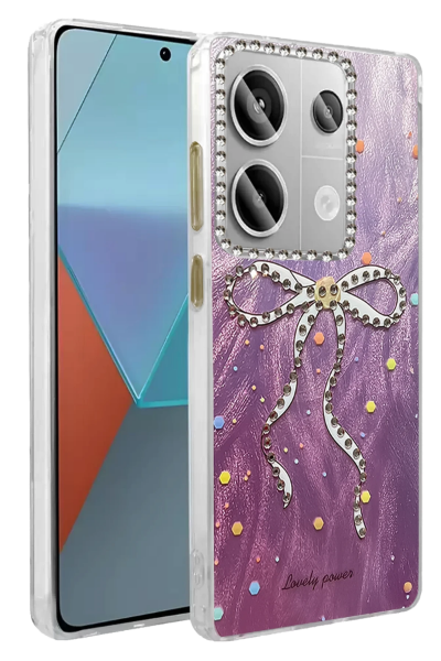 Newface Xiaomi Redmi Note 13 Pro 5G Kılıf Blade Aynalı Desenli Kapak - Desen 1 resmi