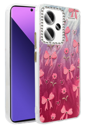 Newface Xiaomi Redmi Note 13 Pro Plus Kılıf Blade Aynalı Desenli Kapak - Desen 3 resmi