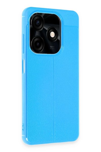 Newface Tecno Spark Go 2024 Kılıf Auto Focus Kapak - Mavi resmi