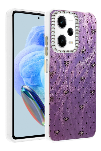 Newface Xiaomi Redmi Note 12 Pro 5G Kılıf Blade Aynalı Desenli Kapak - Desen 2 resmi