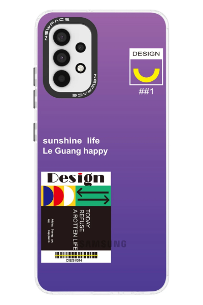 Newface Samsung Galaxy A53 5G Kılıf Estoril Desenli Kapak - Estoril - 4 resmi