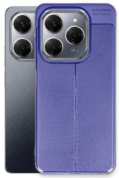 Newface Tecno Spark 20 Pro Kılıf Auto Focus Kapak - Lacivert resmi
