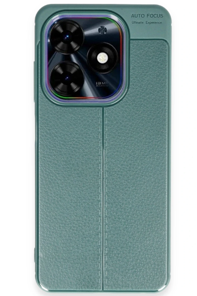Newface Tecno Spark 20 Pro Kılıf Auto Focus Kapak - Koyu Yeşil resmi