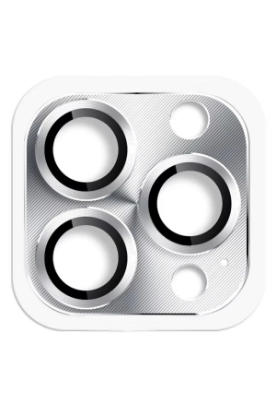 Newface iPhone 16 Pro Max Pers Alüminyum Kamera Lens - Gümüş resmi