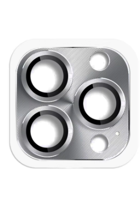 Newface iPhone 16 Pro Max Pers Alüminyum Kamera Lens - Gri resmi