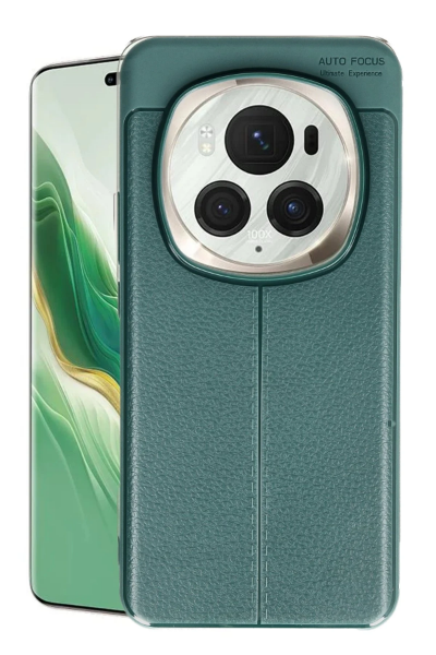 Newface Huawei Honor Magic 6 Pro Kılıf Auto Focus Kapak - Koyu Yeşil resmi